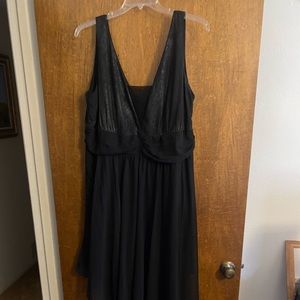 Sexy Asymmetrical Sparkly Black Torrid Dress Size 22